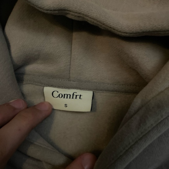 Men's Beige Sweatpants and Hoodie Set - Picture 7 of 7